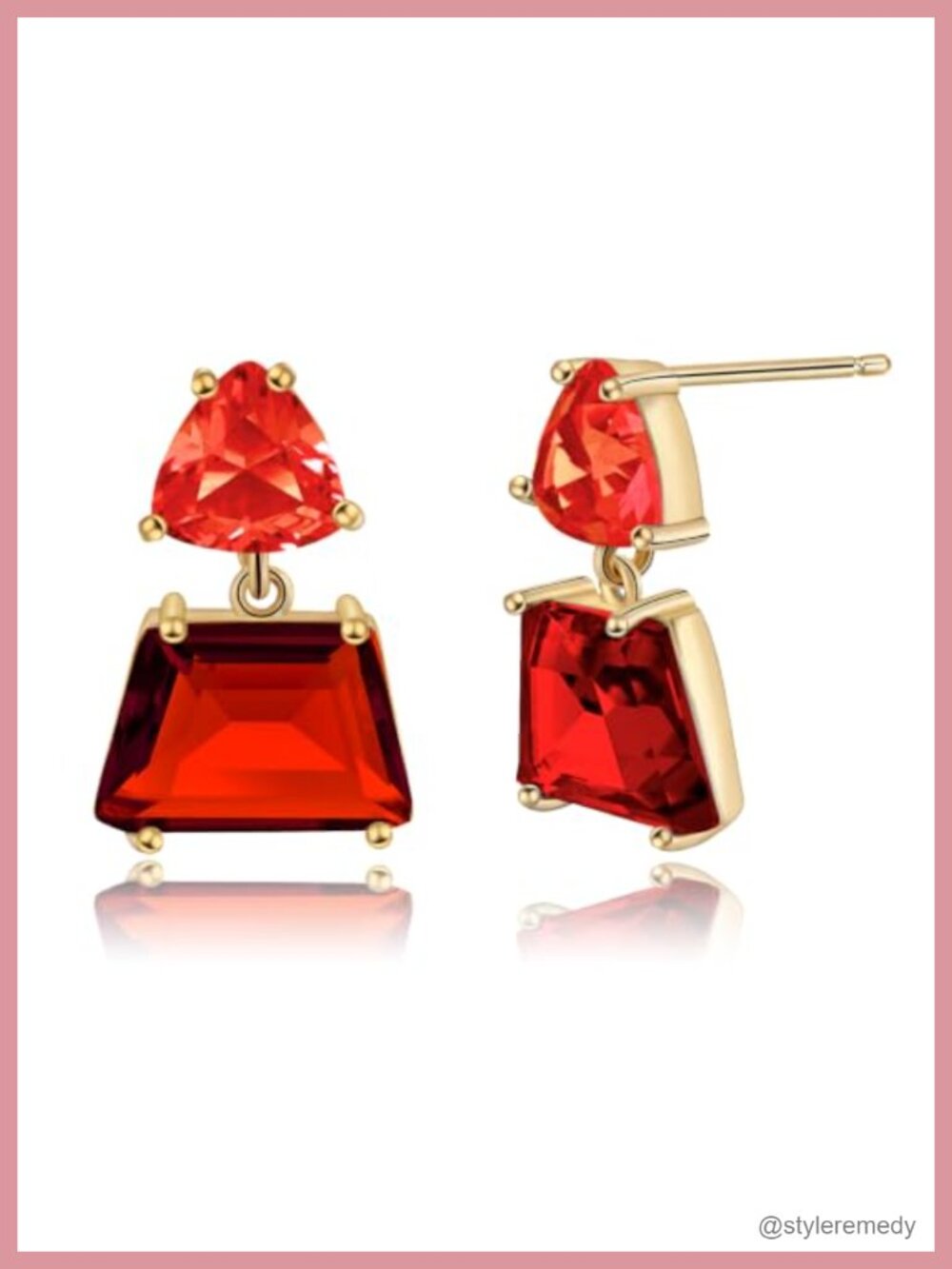 Hypoallergenic Silver Crystal Dangle Earrings for Sensitive Ears